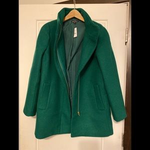 J.Crew Wool Coat Green